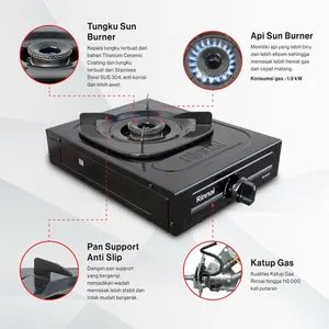 [COD] Rinnai Kompor Gas 1 Tungku - RI 201S