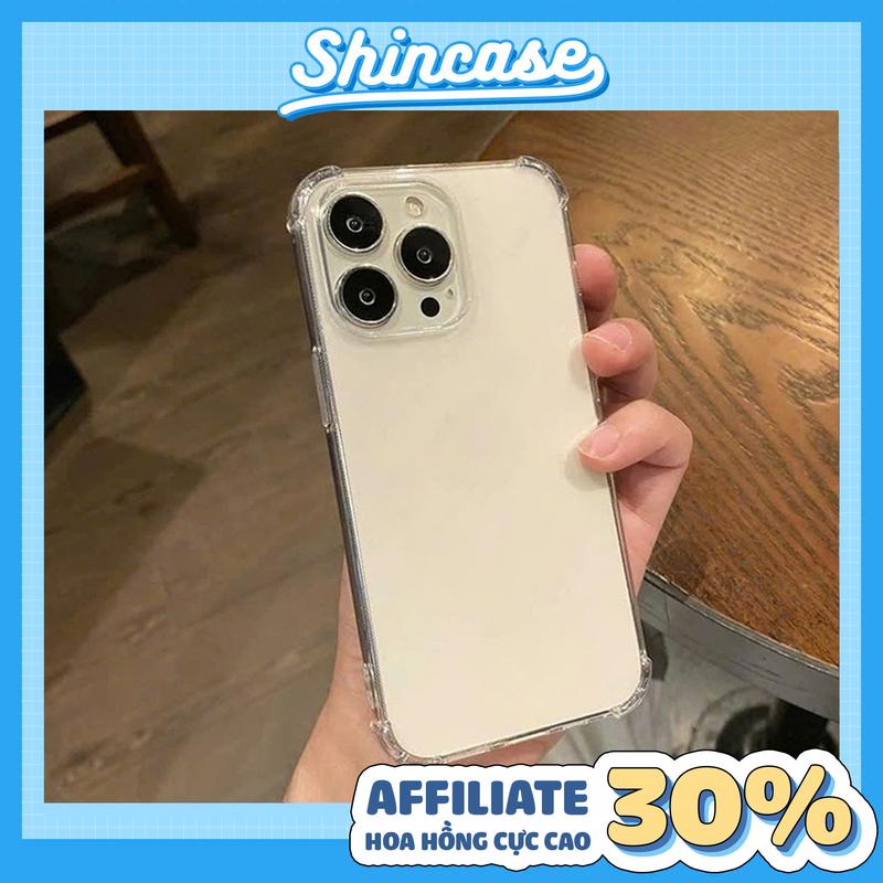 Ốp Lưng iPhone Silicon Trong Suốt Mềm Chống Sốc, Cao Cấp Bảo Vệ Camera - iP 7/8/Plus/X/XS/11/12/13/14/15/16/17/Pro/Max