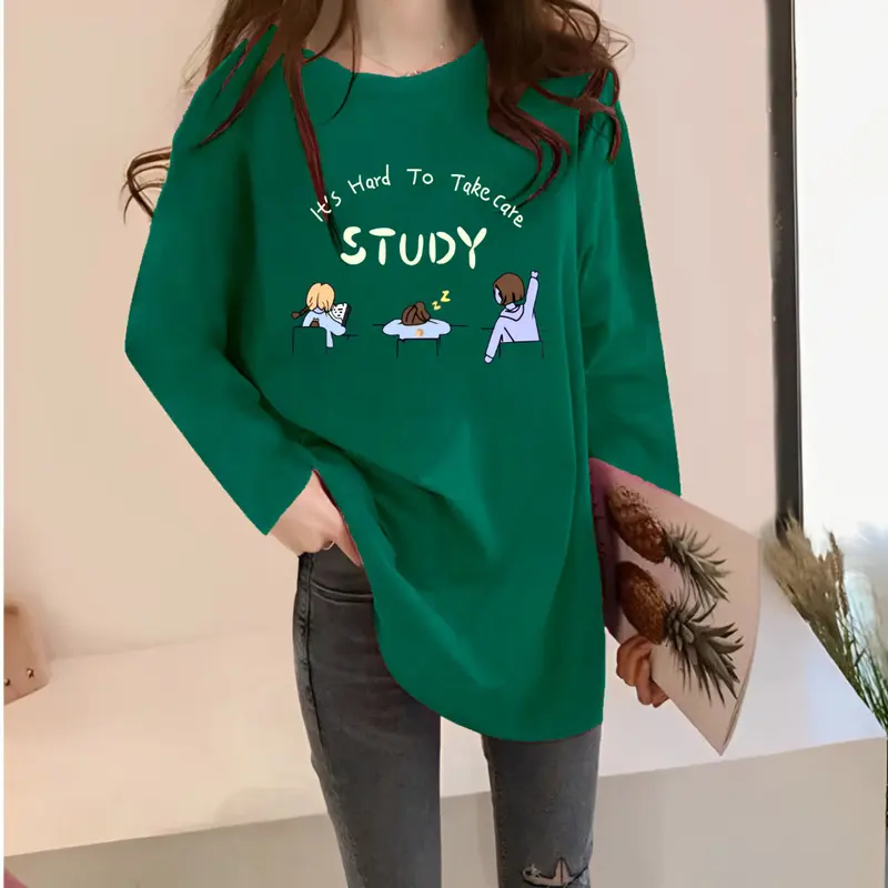 COD Kaos Oversize Wanita Lengan Panjang/ Kaos Distro WANITA// Kaos Streetwear Oversize / Baju Kaos Distro / Kaos / Wanita / COD/TERSEDIA 3 ukuran Atasan Oblong Motif Sablon Cewek Dewasa Katun 3