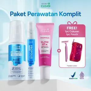 [NEW] BBD - Secret Clean Propolis Prebiotic Feminine Fresh Bliss Foam  - Sabun dengan tekstur foam - Sabun kewanitaan aroma pear berry - Paket sabun dan spray wanita