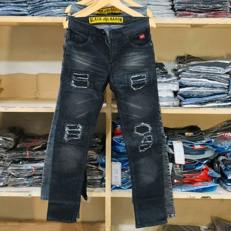 Blackbaron celana jeans sobek pria celana panjang pria model slimfit skinny bahan stret melar 2