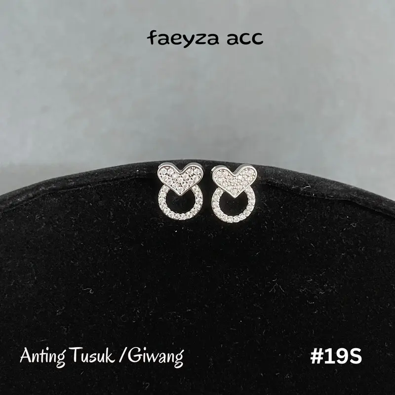 Anting tusuk anting giwang wanita anti karat anti luntur ( gabung) 5