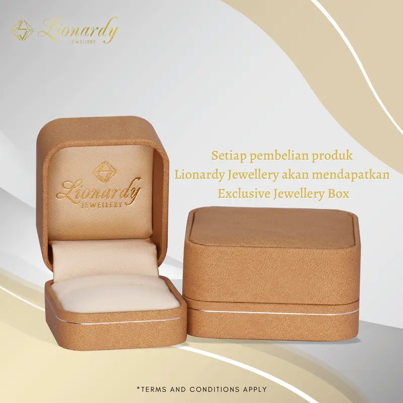 Lionardy Jewellery Liontin Berlian Model Solitaire - Diamond Pendant - Emas Putih - LDASC-TR040 3