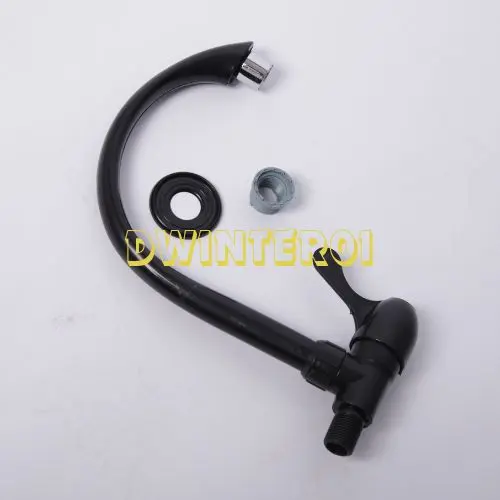 Keran air Keran angsa PVC MURAH Mewah Cuci Piring / Wastafel / Kamar mandi / Dapur Hitam krant a bathtub faucet