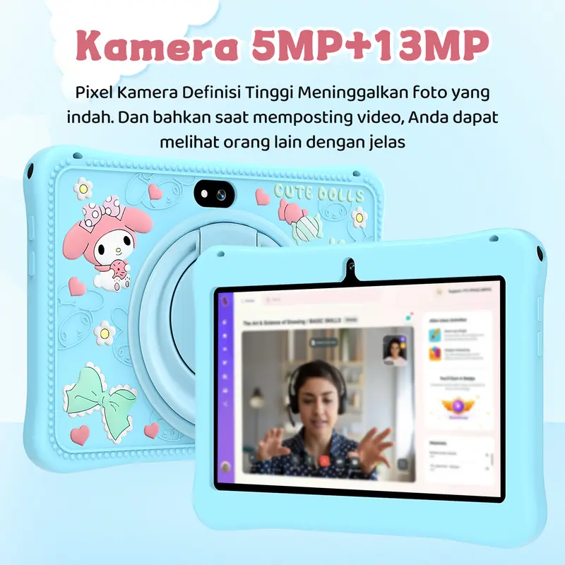 【Hancdon】F06/COD/Kesejahteraan Edition Tablet Study Kids IPS Screen 7 Inch/Tablet Edukasi Anak aipet  anak  tab tablet  belajar/ipad untuk anak anak/tablet android murah Toy Game Belajar table  tanak Wifi Layar Bluetooth 7