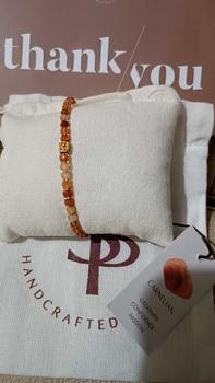 Product Review of Carnelian From Brazil Bracelet | Bracelet for Women Aesthetic  Tali warna gold| Semi precious stone| Gelang from E**i 0