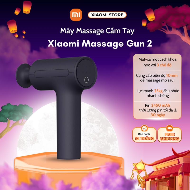 Máy Massage Cầm Tay Xiaomi Massage Gun 2 - Chính Hãng Bảo Hành 12 Tháng Toàn Quốc
