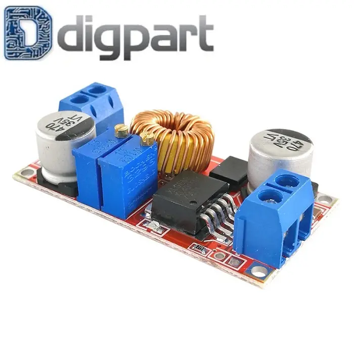 XL4015 Step Down 5A Power Converter DC Ke DC Lithium Dengan LED