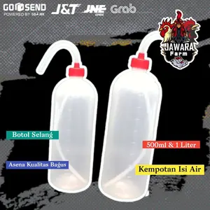 Botol Selang Wadah Tempat Air Minum Burung - Tempat Parfum 500ml dan 1 Liter