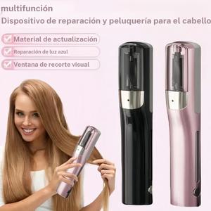 Recortador automático de puntas abiertas, Trimmador de cabello recargable por USB, Solución para cabello dañado, Herramienta de aseo para hombres y mujeres, Cortapelos eléctrico automático, Regalo ideal para mujeres.