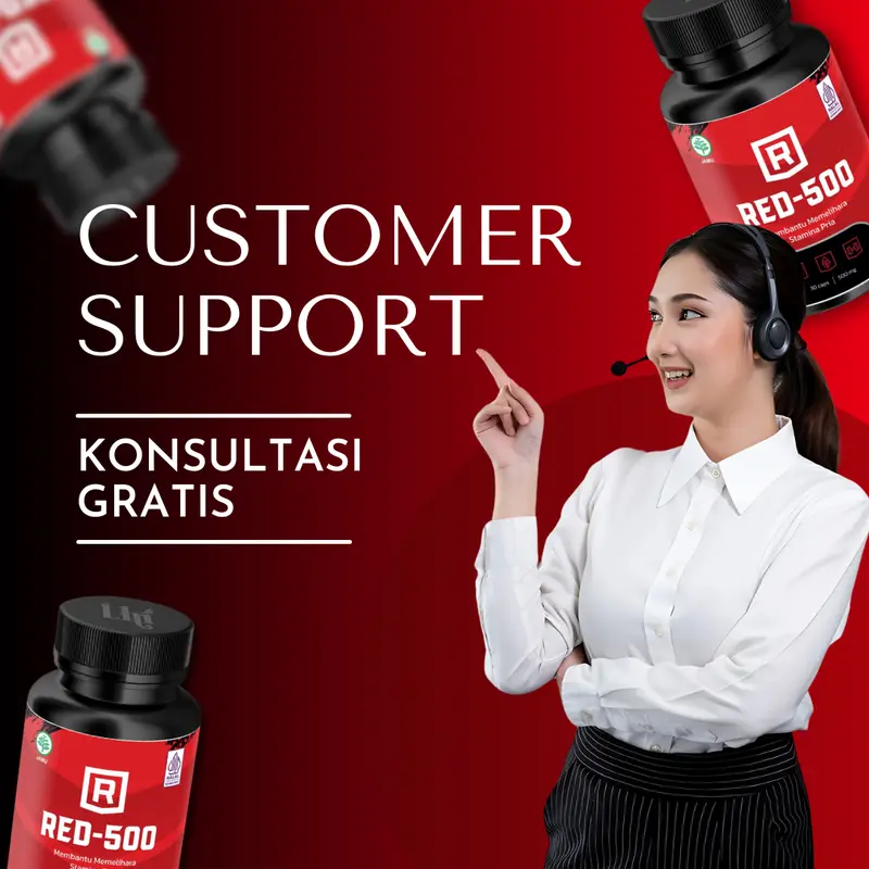 RED 500 - Suplement Herbal Untuk Kesehatan Pria Dewasa Isi 30 3