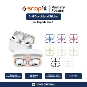 SNAPFIT Dust Sticker for Airpods Pro 3 2 2025 2022 / Airpods 3 2 2019 2021 SNAPFIT Anti Dust Metal Sticker Pelindung Debu Stiker Cover - Primary Focuss