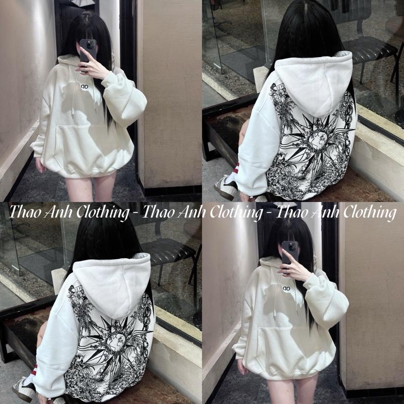    Deal Mở Bán   Áo Hoodie Nỉ Lót Bông in hoạ tiết sau lưng bản to đẹp hình sắc nét  nam nữ mặc được  chất mịn đẹp không xù vải 