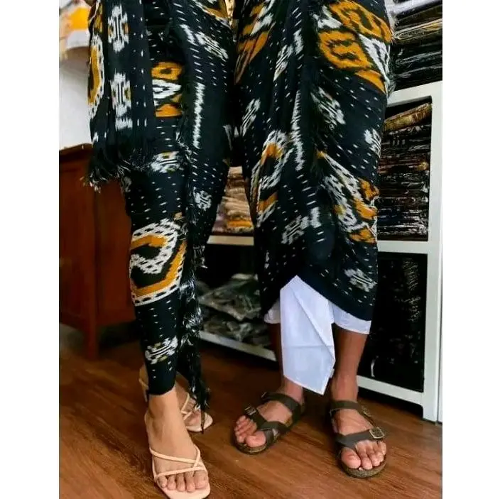 SET COUPLE blangket bali KAMBEN+SELENDANG+ SAPUT (BONUS UDENG) Tenun Ikat Blanket Halusan 0