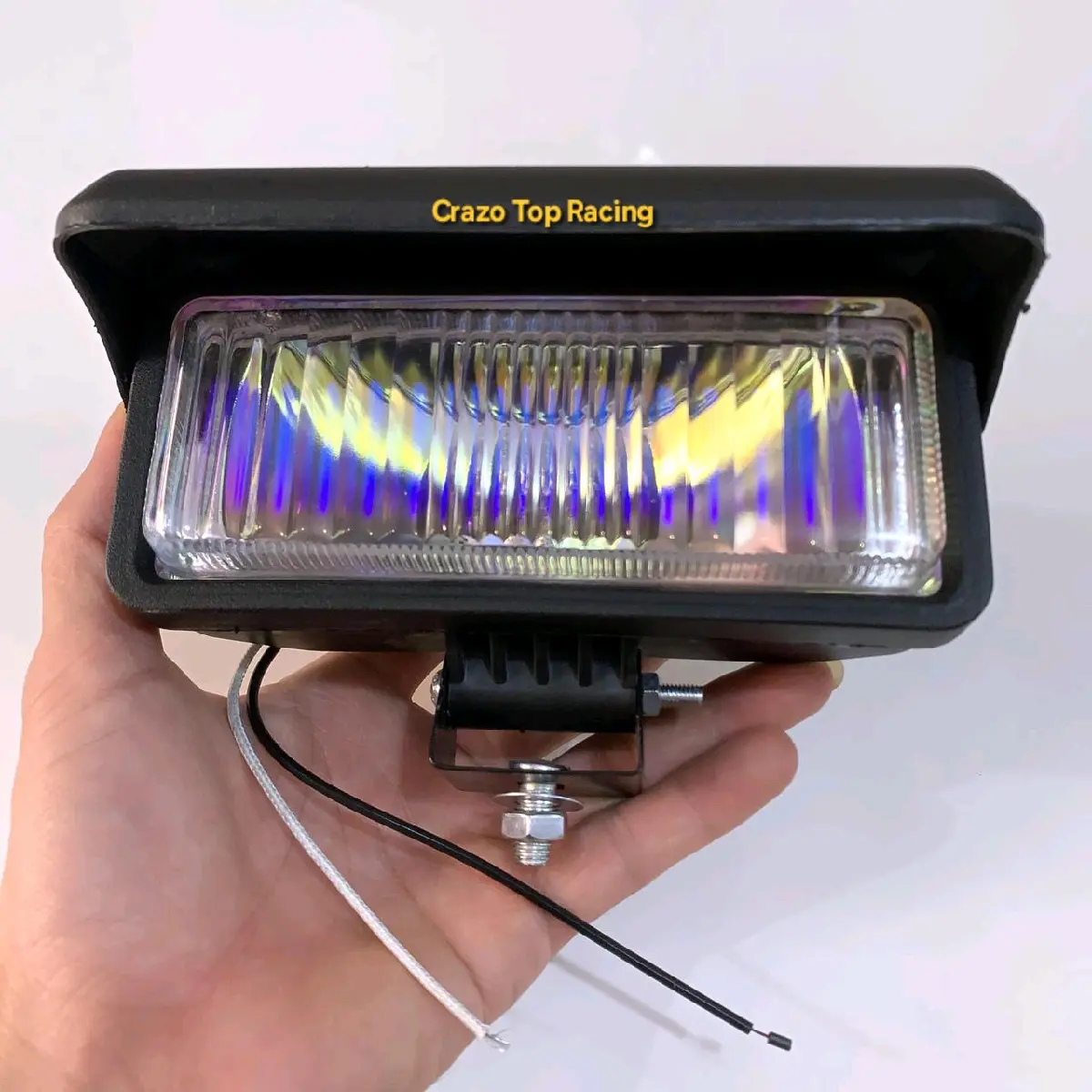 Foglamp Lampu Tembak Lampu Kabut Kaca Pelangi Universal Motor/Mobil (12 Volt)