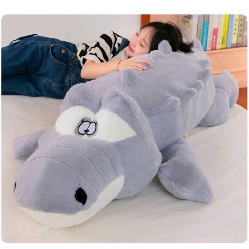 Gấu Bông Cá Sấu Gai Lông Xù siez 1m6..và siez 1m2...Gấu Bông dễ thương