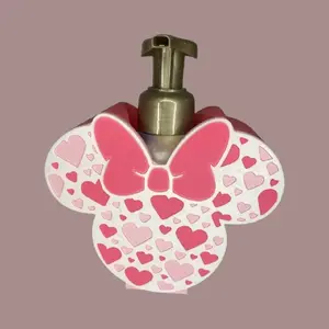 Body Bath and Body Works Soap Holder Minnie Valentine - Tempat Sabun dengan Desain Hati dan Pita Cantik