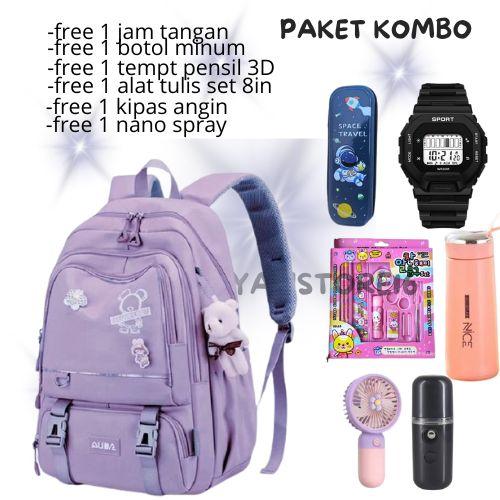 Best Seller Ransel sekolah anak wanita tas ransel fashion anak tas gendong anak waterproof 8