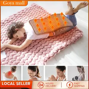 【COD】Alat Terapi Bantal Pemanas Heating Pad Listrik Elektrik Fast Heat Mat Relief Pain Alat Terapi bantal listrik panas terapi Therapy Leher Punggung