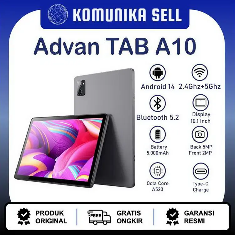 Advan Tab A10 Wifi Only - 4GB/64GB