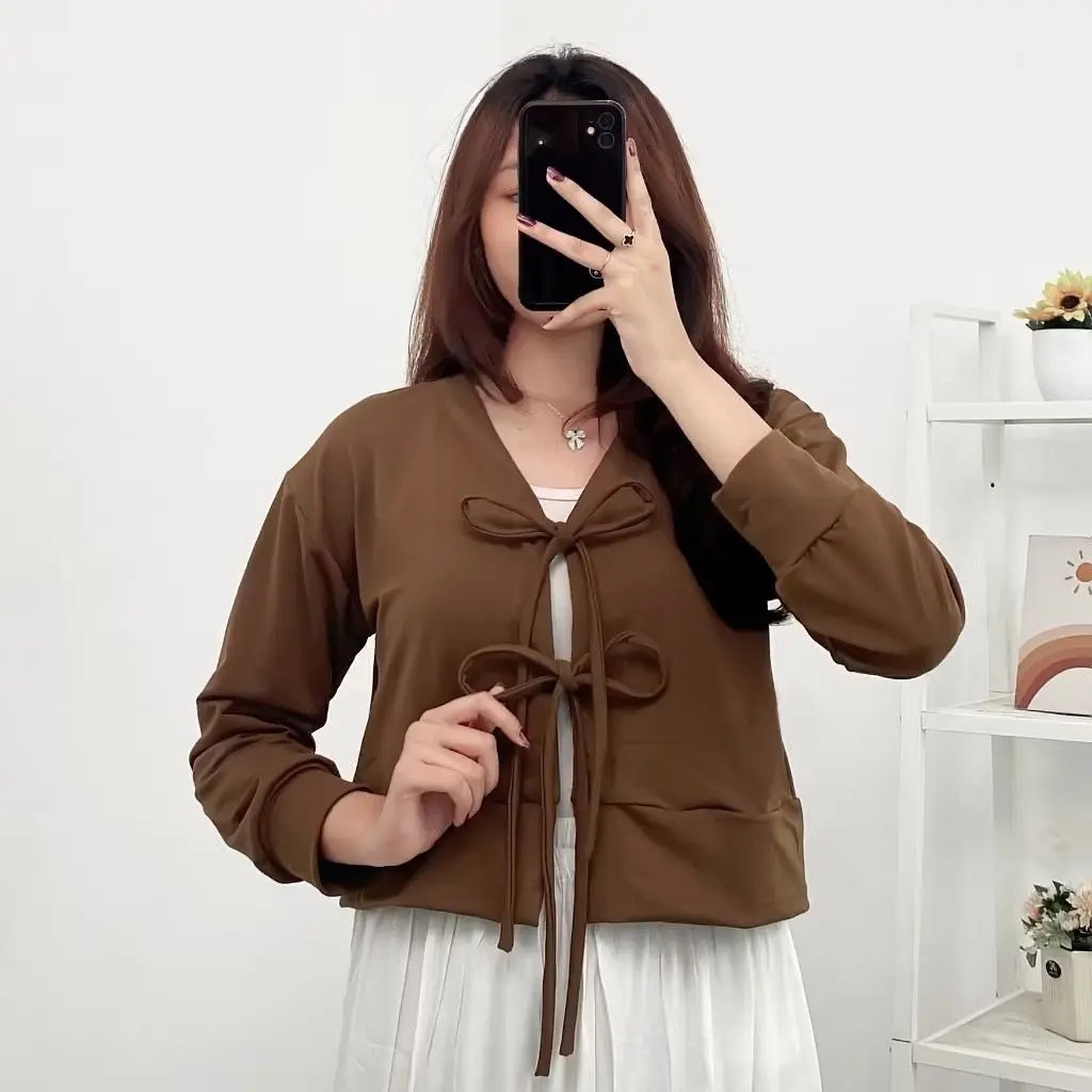 Sania Blouse Cardigan / Cardigan Tali Wanita / Outher Cardigan Wanita
