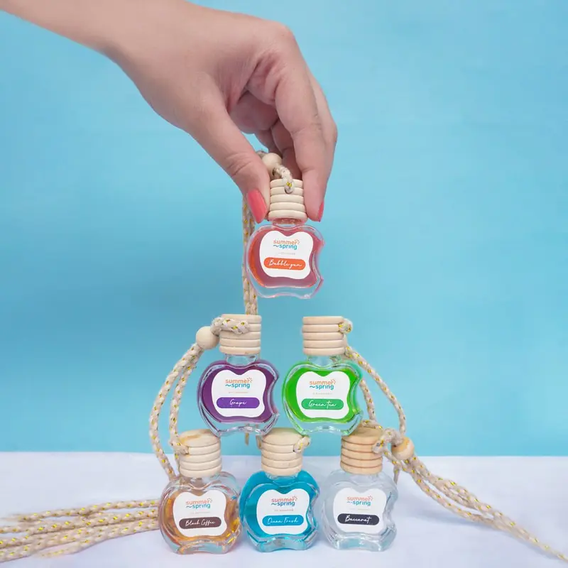 Parfum Mobil Summerspring Car Freshener - Pengharum Mobil Kopi Green Tea Vanilla 6