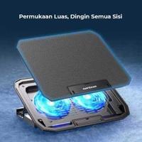 Gambar TaffGEAR Cooling Pad Laptop Kipas Pendingin 2 Fan without Knob Speed - Q100 dari Taffware Official Store Kota Administrasi Jakarta Barat 4 Tokopedia