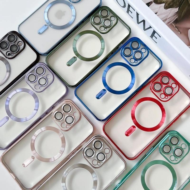 ULTRA PLATED MAGSAFE WITH LENSPRO ELECTRO METALIC Case iPhone 15 14 13 12 11 PRO MAX iPhone 14 PLUS 3