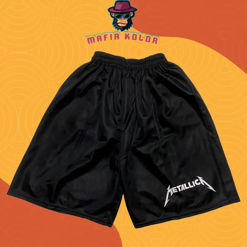 Promo Boxer 50 Ribu Dapat 5 Pcs Celana Pendek Boxer Kolor Dalaman Pria Wanita Celana Metal BLACK FLAG SLIPKNOT Surfing Sport Santai Tidur Rebahan Olahraga Voli Basket 5