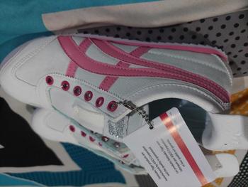 Product Review of (Eta 38) Sepatu Onitz Cream List Pink Fantaa Bahan Kanvas from Z**a S**e 2