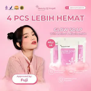 [FUJI APPROVED] BELI 4 LEBIH HEMAT Beauty Of Angel Glow Soap Retinol Niacinamide Sabun Kecantikan Approved Richard Lee Sabun Pencerah Wajah Aman Untuk Busui Mencerahkan Melembabkan Kulit Kering Kulit Kusam Permanen Hitam Wangi Scrub Mandi Membersihkan
