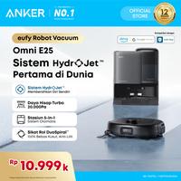 Gambar Eufy E25 Omni Robot Vacuum and Mop Combo, HydroJet System, 20,000Pa Turbo Suction, Zero-Tangle Design, Edge-to-Corner Deep Cleaning, Obstacle Avoidance, Auto-Empty & Self-Cleaning All-in-One Station - T2353 - Black dari Anker Indonesia Kota Administrasi Jakarta Utara 1 Tokopedia