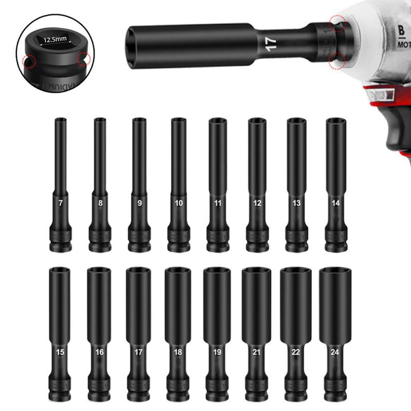 1/2 Drive Socket Impact Wrench Hex Socket Head 7-9mm Adapter - TikTok ...