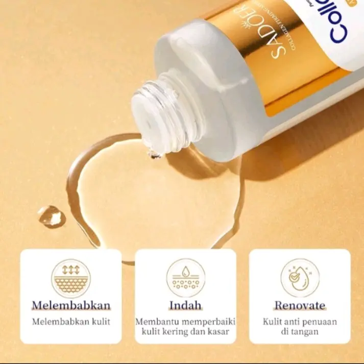 Toner Collagen Pemutih Wajah 120ml Anti Aging Anti kerutan penghilang kerutan wajah Pelembab 3