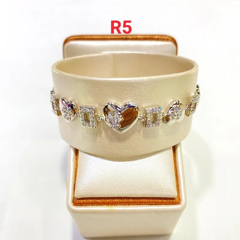 Gelang xuping original model rantai permata mengkilau 5