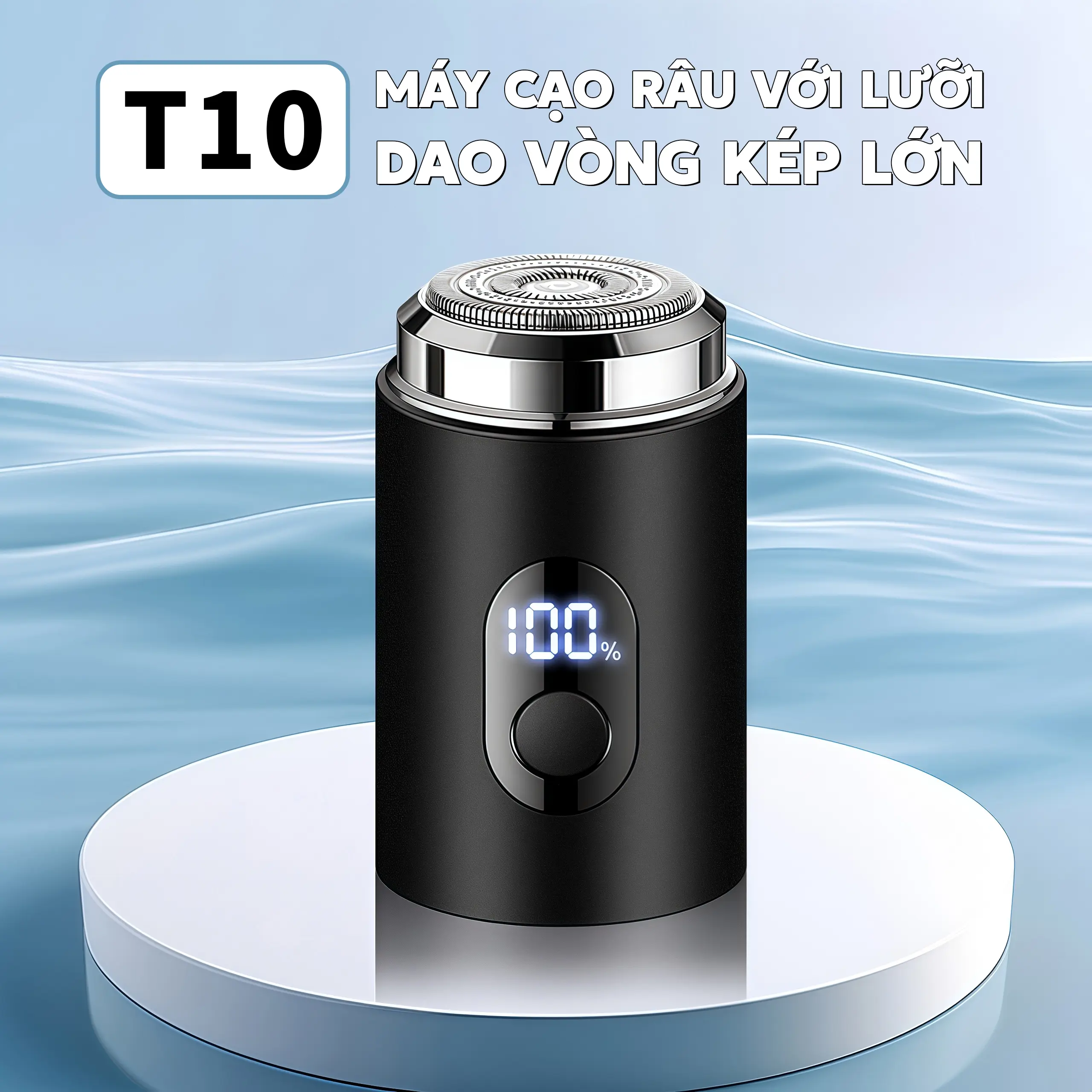 【COD】T10 Máy Cạo Râu Mini Cầm Tay, Phiên Bản Mới Cao Cấp Cho Nam, Chống Nước, Động Cơ Mạnh Mẽ,Nhỏ Gọn Và Di Động, Thích Hợp Cho Gia Đình, Du Lịch Và Đi Chơi - 1