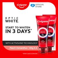 Gambar [TKPD] Colgate Optic White O2 Peach Osmanthus 85gr Pasta Gigi Pemutih, Odol Pemutih Gigi, Memutihkan Gigi, Mencerahkan Gigi, Perawatan Gigi, Menyegarkan Nafas Twinpack Isi 2 Pcs dari Colgate Palmolive Indonesia Kota Bekasi 1 Tokopedia