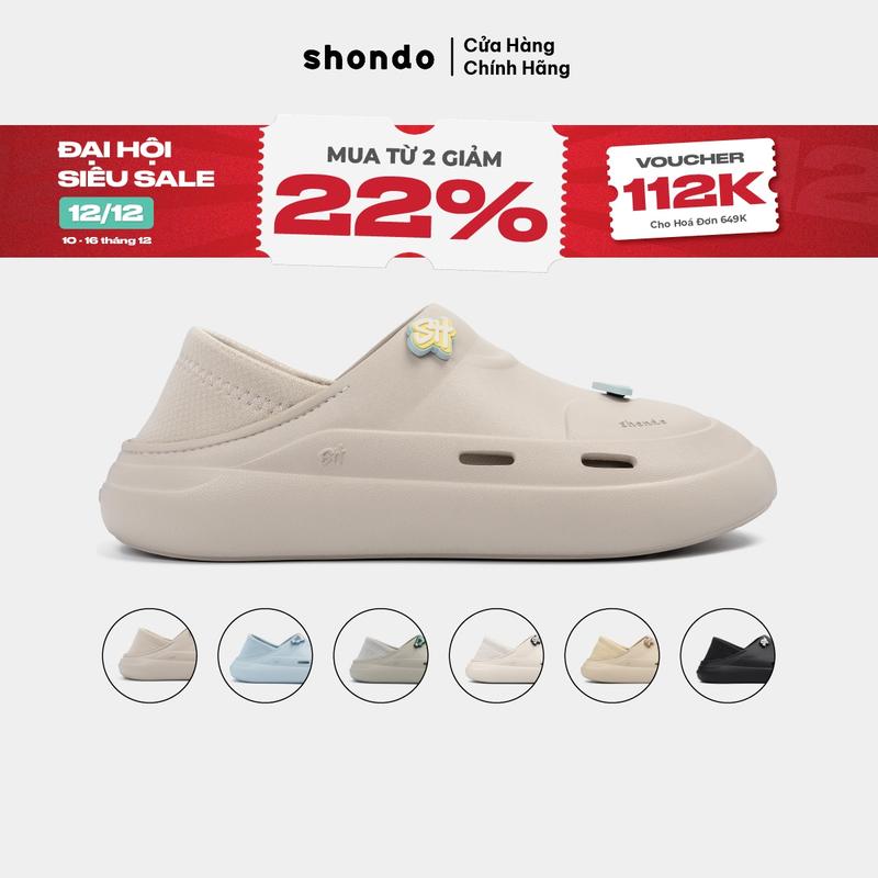 Giày Sneaker Class 3 Không Cột Dây Shondo Nhiều Màu