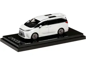 1/64 HOBBY JAPAN DIECAST LEXUS LM500H 6 SEATER WHITE (RHD)