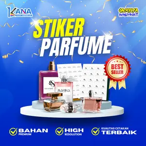 CETAK STIKER PARFUME PAKET 100 PCS