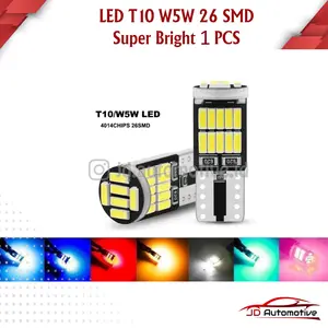 Lampu Led T10 Led Senja T10 Lampu Kota T10 26 SMD W5W Super Bright 1 Pcs