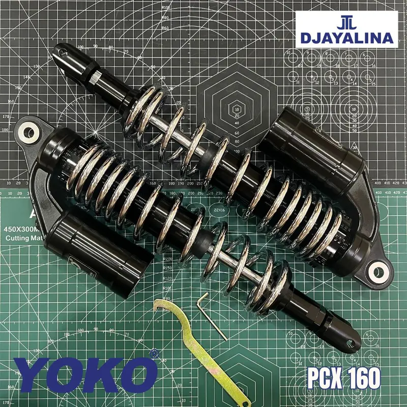 (TERLARIS) YOKO SAMURAI ( JLT 197 ) Nmax Aerox PCX - Shockbreaker Untuk motor Aerox Nmax PCX Skywave Nouvo / Shock breaker belakang tabung fungsi - Sok 280mm 310mm 335mm 280 310 305  335 mm7 3