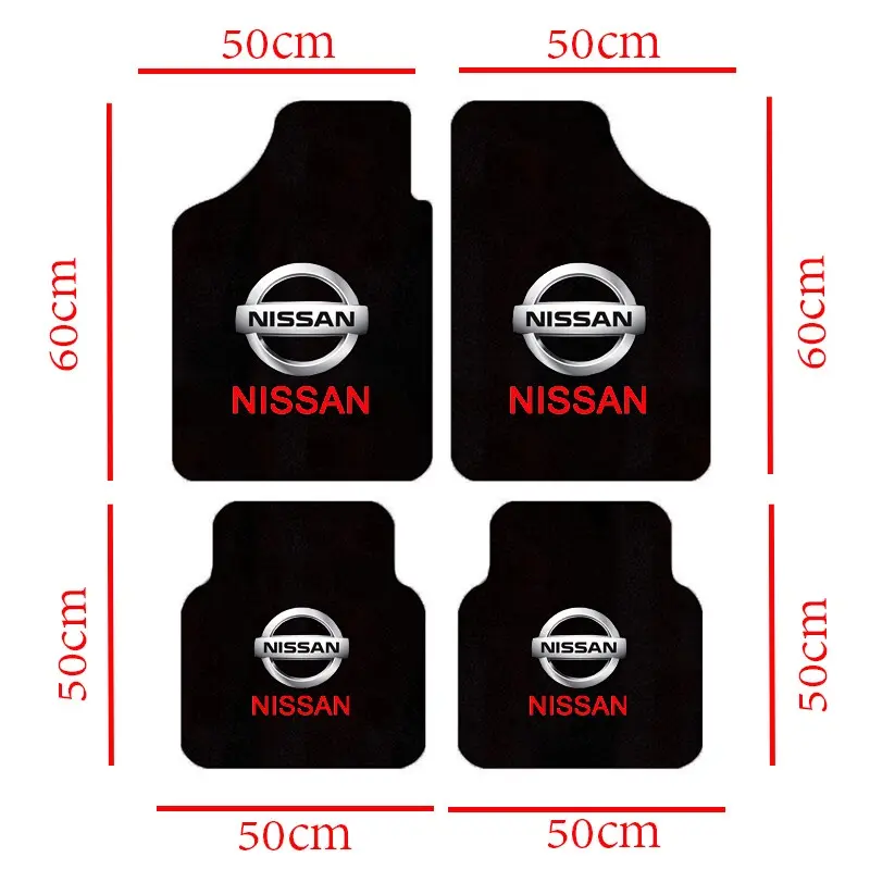 Thảm Xe Hơi Thông Dụng Cho Nissan Almera Sylphy Sentra Navara Serena Teana X Trail March Terra Nv200 Juke Patrol Elgrand Tiida 307Z, Thảm Sàn Xe Hơi, Đồ Dùng Trang Trí Nội Thất Xe Hơi, Thảm Kiểu Thảm, Mới 5