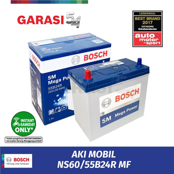 Gambar Aki Mobil Daihatsu Granmax NS60 / 55B24R MF 45 Ah Bosch dari Garasi 54 Kota Surabaya Tokopedia