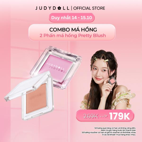 [NEW] Combo Judydoll 2 Phấn má hồng Pretty Blush Powder Siêu Hời