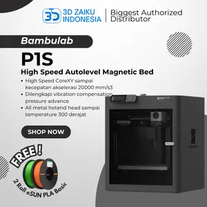 Bambulab P1S CoreXY Full 3D Printer High Speed Autolevel Magnetic Bed