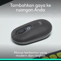 Gambar Logitech POP ICON Mouse Wireless Bluetooth Silent Mouse Tanpa Kabel yang dapat diprogram , Klik Hening dan Easy Switch - GRAPHITE dari Click & Go Tokopedia Kota Bandung 2 Tokopedia