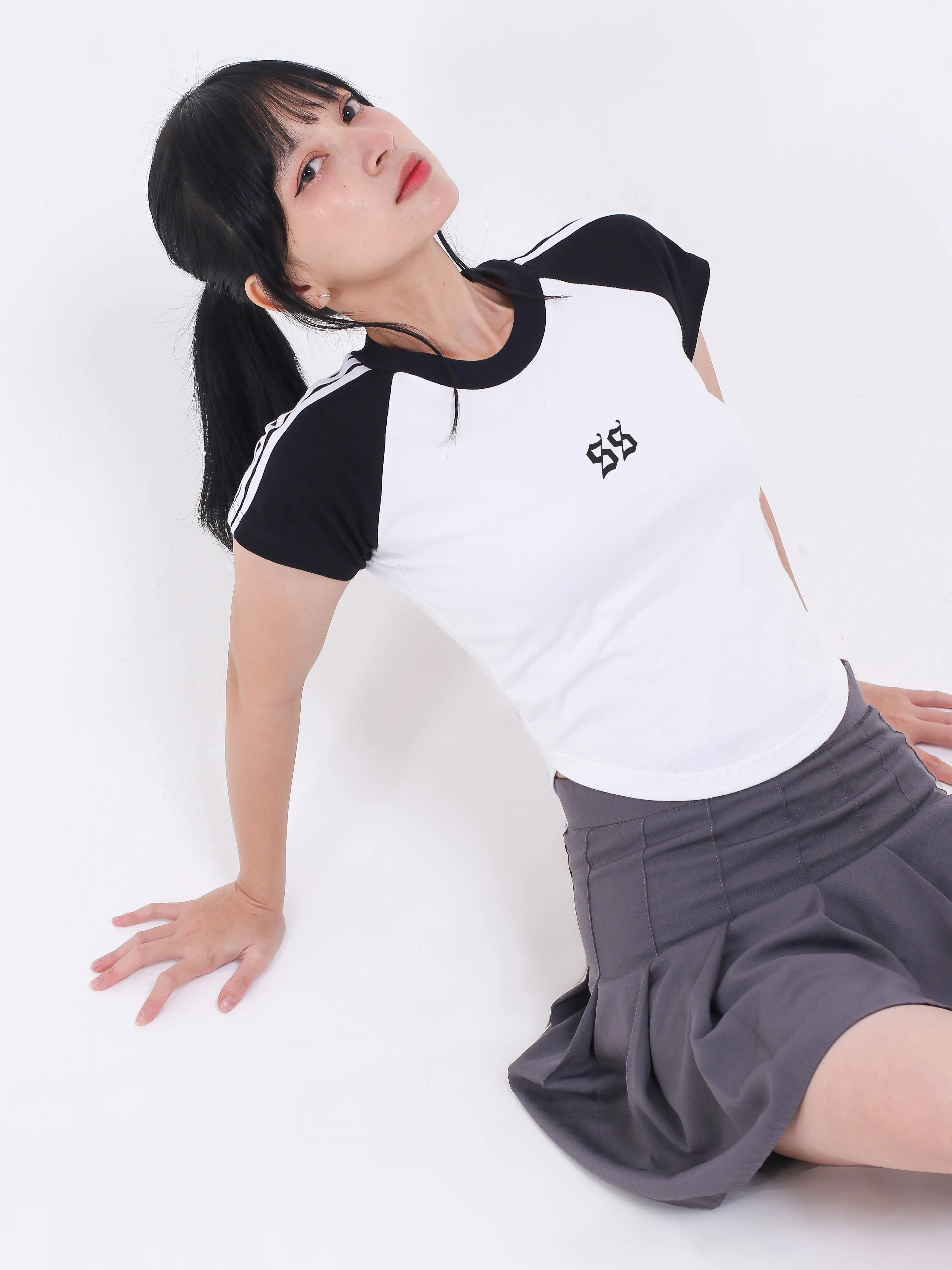 NOMOLU - Crop Top Tee Kaos Wanita Vol.034 SS