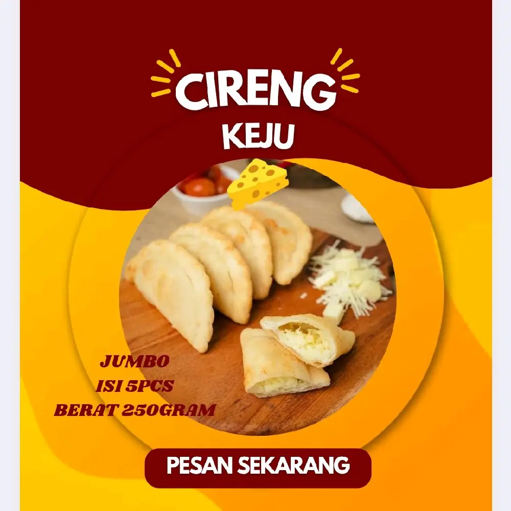 BELI 2 GRATIS 1 CIRENG JUMBO ISI KEJU ISI 5PCS