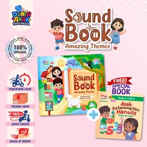 Dunia Anak Indonesia Soundbook Interaktif Edukasi Belajar 10 Tema Seru USB Rechargeable Buku Anak PAUD TK dengan Suara & Ilustrasi Full Colour